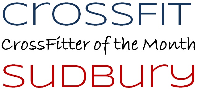 CrossFitter of the Month – September 2015